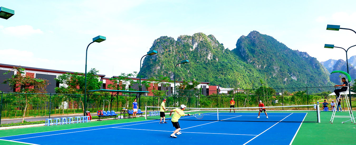 Sân tenis tại Panorama Hill Hòa Bình